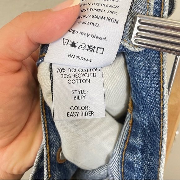 Boyish Slim Straight High Rise Distressed Jeans Size 27 - Picture 9 of 13